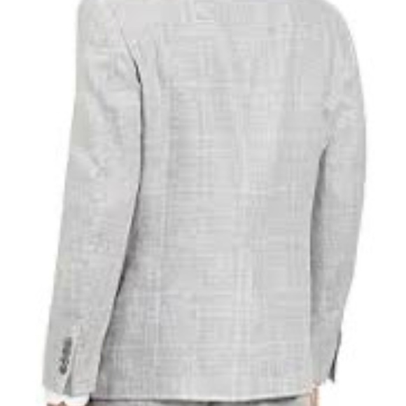 Lauren Ralph Lauren Men’s Plaid Linen Blazer Sport Coat Beige Gray 42R - Picture 2 of 14